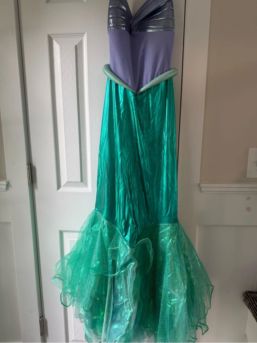 Disney Princess Ariel costume dress Halloween Size Small 4-6 Dress Up